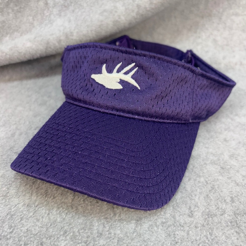 Antler Logo Unisex Purple OC Sports Visor Mesh Adjustable OSFM
